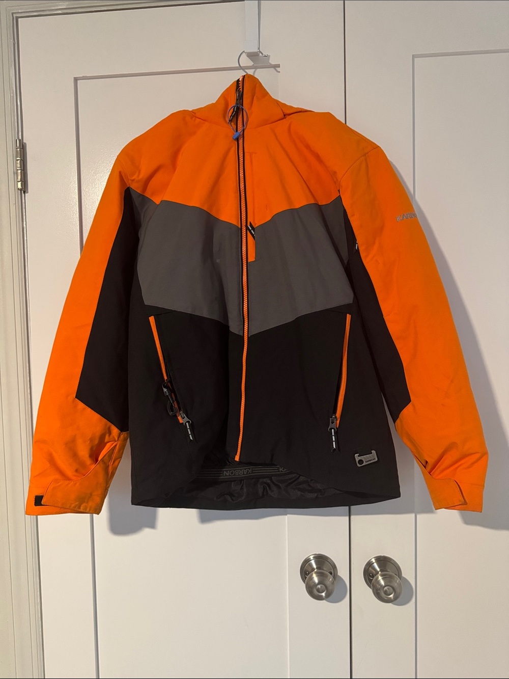 Big boys size 16 Orange & Black ski jacket worn once